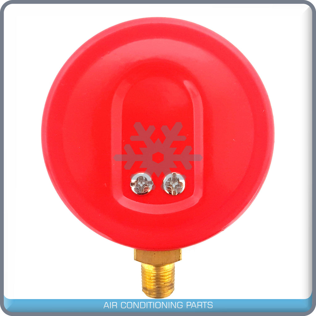 Manifold Gauge High Pressure SAE 0 to 500 PSI R410a R12 R22 R134a - Qualy Air