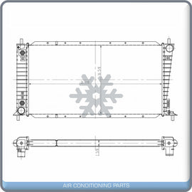 Radiator for Ford Expedition, F-150, F-150 Heritage, F-250, Lobo, F-25... QL - Qualy Air
