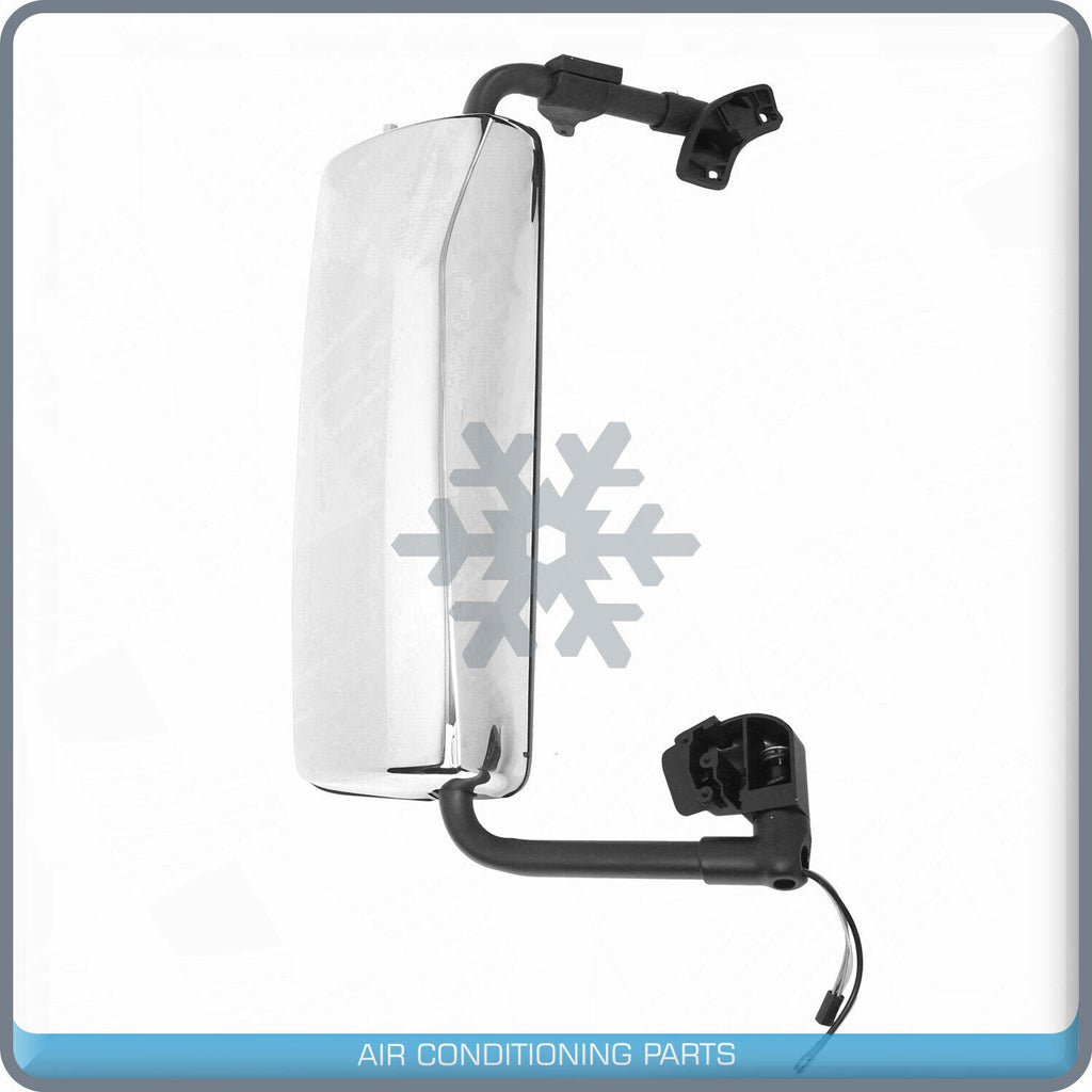 Chrome Mirror Passenger Right Side Power Heated Assembly fit 04-12 Volvo VNL QL - Qualy Air