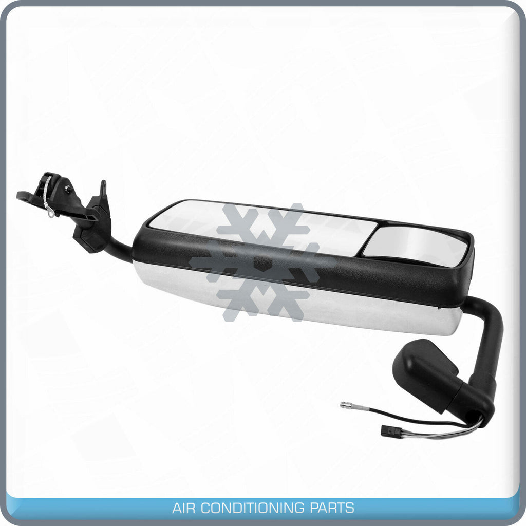Chrome Mirror Passenger Right Side Power Heated Assembly fit 04-12 Volvo VNL QL - Qualy Air
