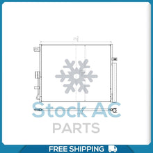 Cargar imagen en el visor de la galería, A/C Condenser for Dodge Durango QL - Qualy Air