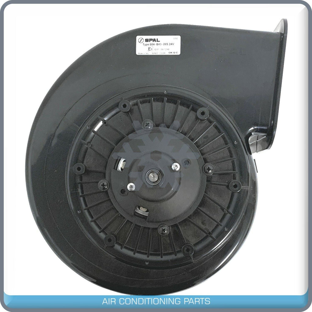 New SPAL A/C Blower Motor fits Fiat/Allis Wheel Loaders 24V - OE# 004-B43-28S - Qualy Air