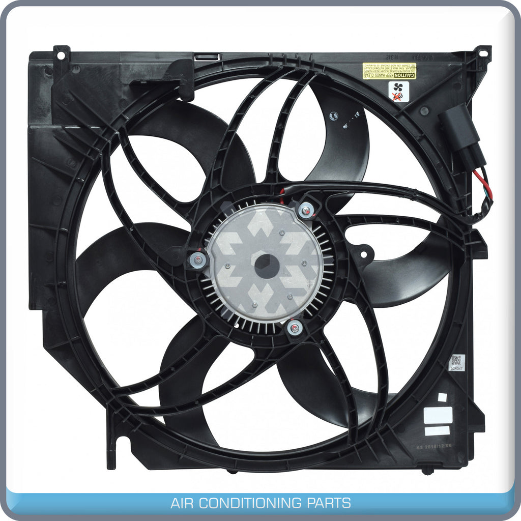 New A/C Radiator-Condenser Fan for BMW X3 2004 to 2010 - OE# 17113452509 UQ - Qualy Air