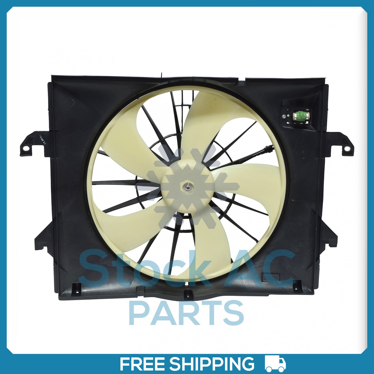 New A/C Radiator-Condenser Fan for Dodge Ram 2009 to 10 / Ram 1500 2011 to 12 - Qualy Air