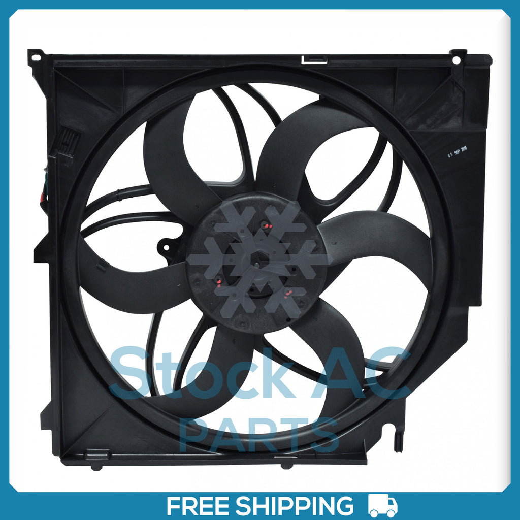 New A/C Radiator-Condenser Fan for BMW X3 2004 to 2010 - OE# 17113452509 UQ - Qualy Air