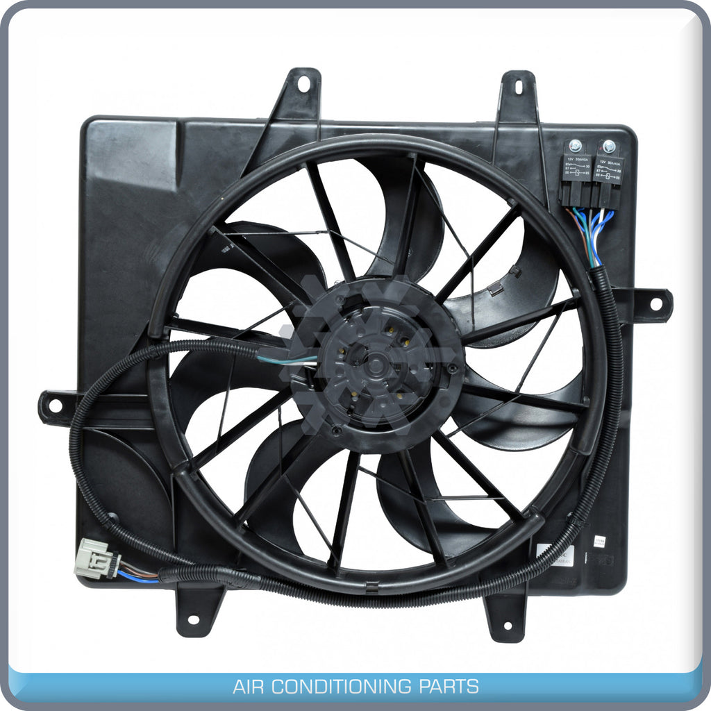 A/C Radiator-Condenser Fan for Chrysler PT Cruiser - 2006 to 2010 - Qualy Air