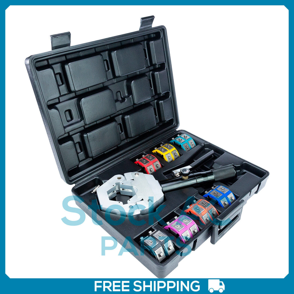 A/C HYDRAULIC HOSE CRIMPING TOOL FULL KIT - AIR CONDITIONING REPAIR - Qualy Air