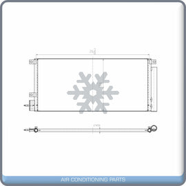 A/C Condenser for Chevrolet Trax / Buick Encore QL - Qualy Air