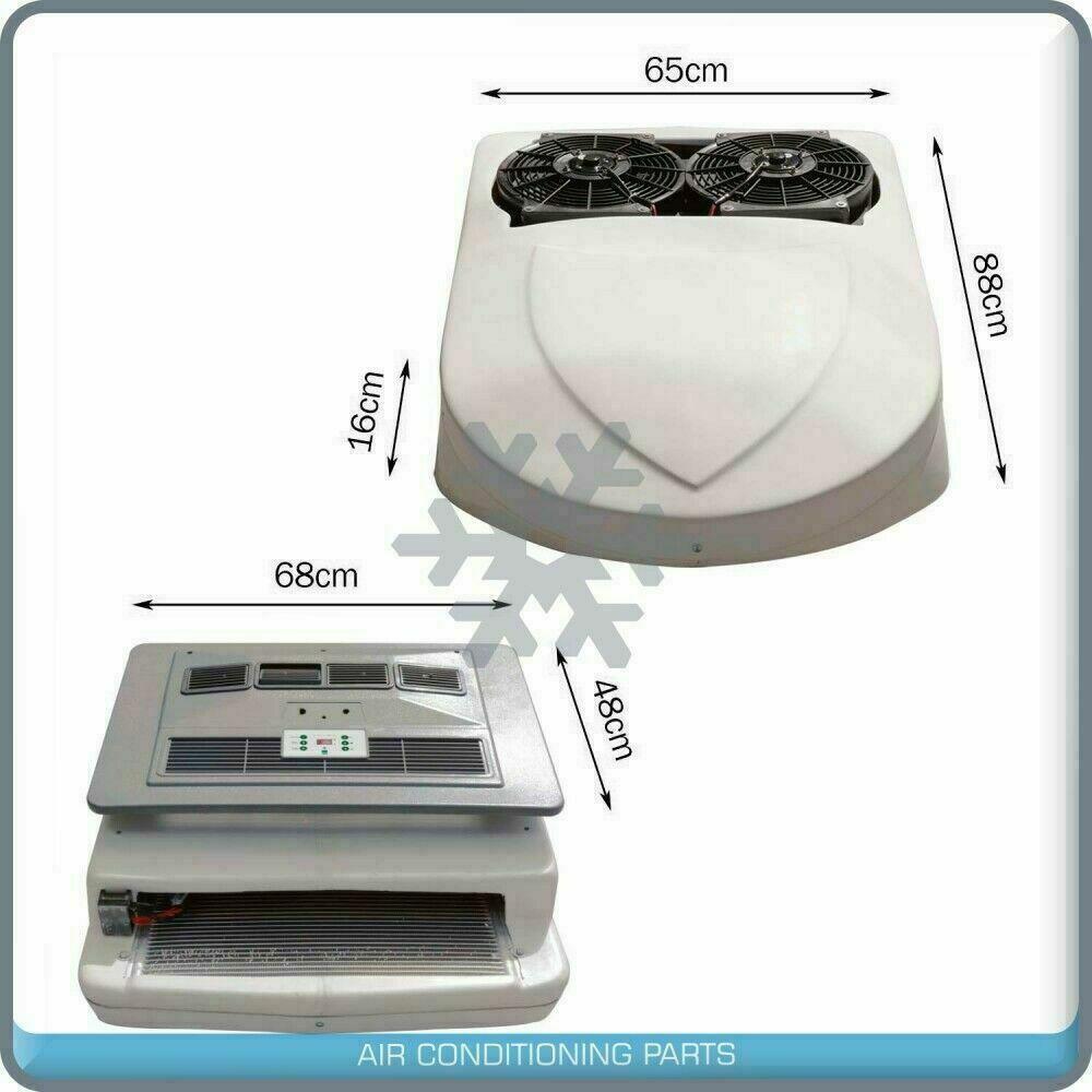 100% Electric A/C Unit fits All trucks - 12V, 12.000 BTU - No Compressor Needed - Qualy Air