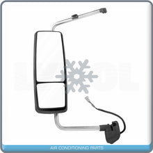 Cargar imagen en el visor de la galería, Black Rear View Side Power Heated Mirror Left Side fit 08-18 Prostar Lonestar QL - Qualy Air