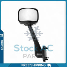 Load image into Gallery viewer, Chrome Hood Mirror Driver Left Side Assembly fit 2008-2016 Freightliner Cascadia - Qualy Air