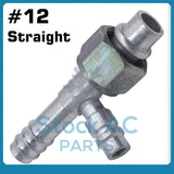 A/C FITTINGS, BARBED,PUSH ON,FEMALE O RING, STRAIGHT #12 W/13MM PORT/HOSE 12MM