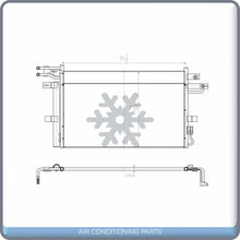 Load image into Gallery viewer, A/C Condenser for Ford Flex, Taurus / Lincoln MKT, MKS QL - Qualy Air
