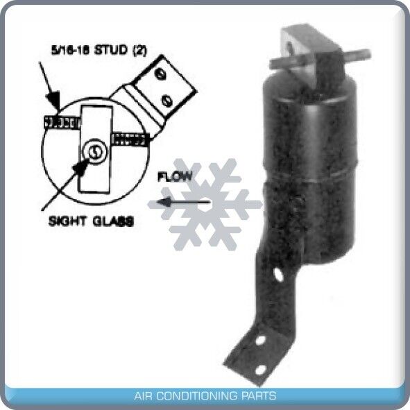A/C Receiver Drier for Chrysler LeBaron / Dodge 400, 600, Aries / Plymouth... QR - Qualy Air