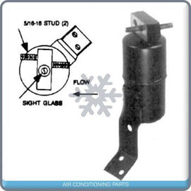 A/C Receiver Drier for Chrysler LeBaron / Dodge 400, 600, Aries / Plymouth... QR - Qualy Air