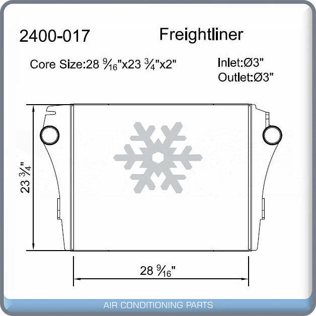 NEW Charge Air Cooler for 08-09 STERLING ACTERRA,08-10 FREIGHTLINER M2 / MO QL - Qualy Air