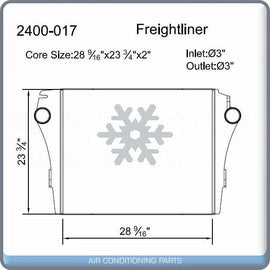 NEW Charge Air Cooler for 08-09 STERLING ACTERRA,08-10 FREIGHTLINER M2 / MO QL - Qualy Air