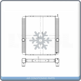 NEW Radiator for 02-07 Int/Navistar 8500, 05-07 Intl/Navistar 3800,4100-4400 QL - Qualy Air