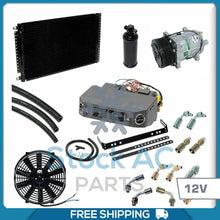 Load image into Gallery viewer, NEW A/C KIT UNIVERSAL UNDER DASH -SERPENTINE COMPRESSOR KIT AIR CONDITIONER 12V - Qualy Air