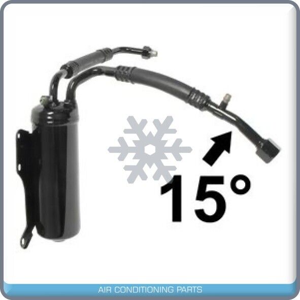 A/C Receiver Drier for Ford E-350 Club Wagon, E-350 Super Duty QR - Qualy Air