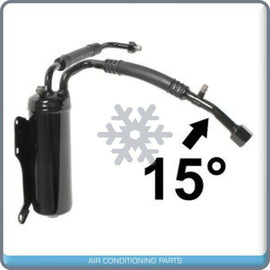 A/C Receiver Drier for Ford E-350 Club Wagon, E-350 Super Duty QR - Qualy Air