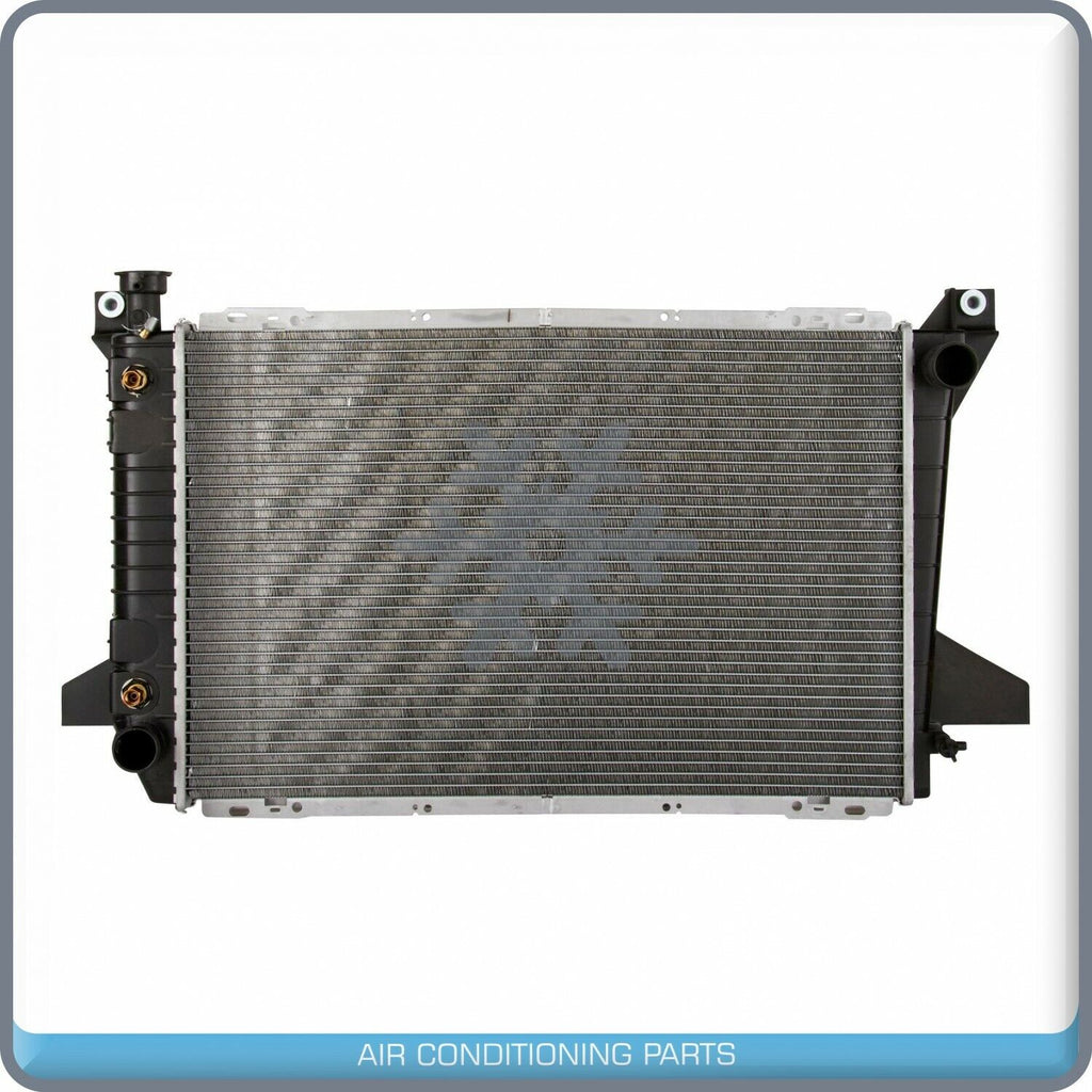 NEW Radiator for Ford Bronco, F-150, F-250, F-350 5.0L/5.8L - 1985 to 1996 - Qualy Air