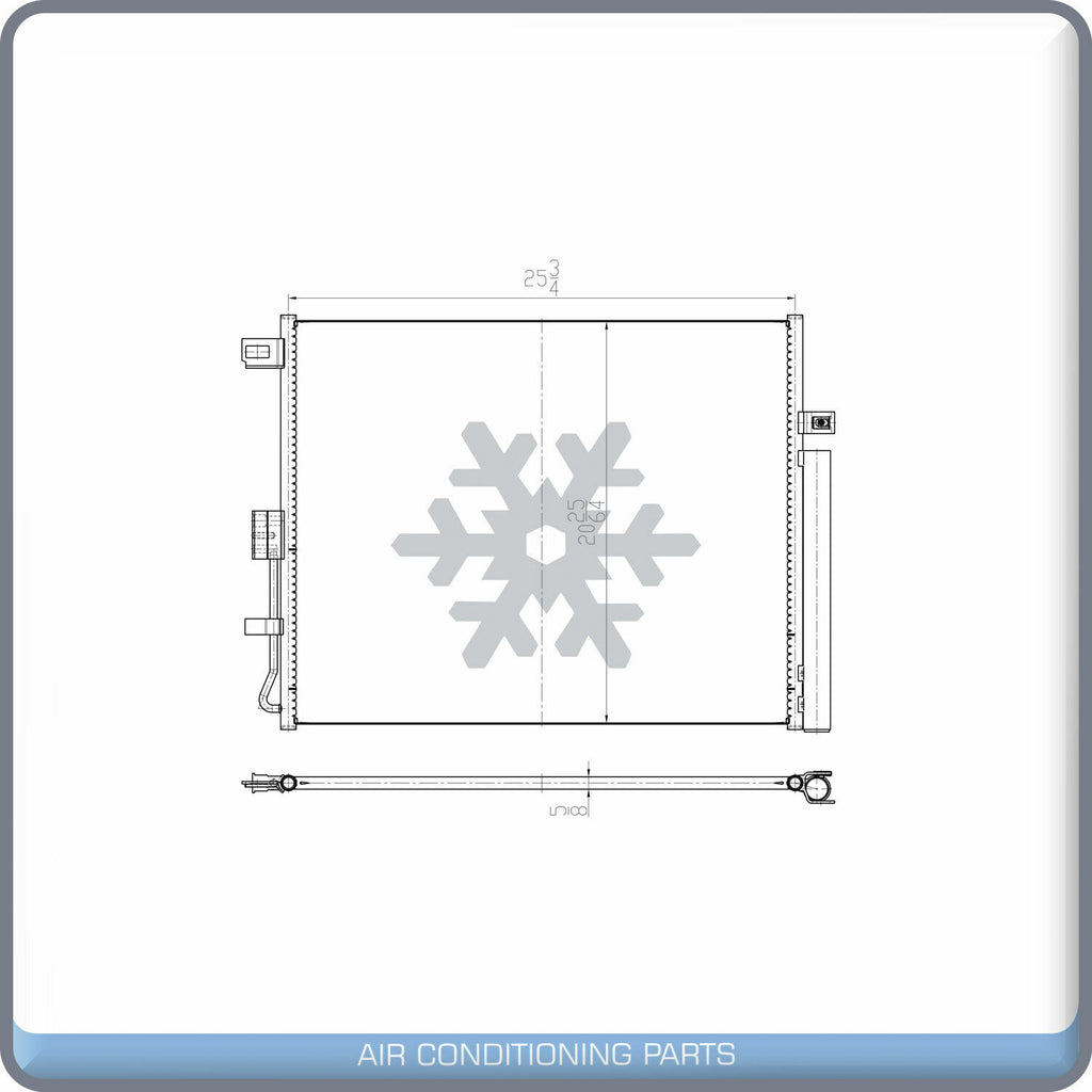 A/C Condenser for Dodge Durango QL - Qualy Air
