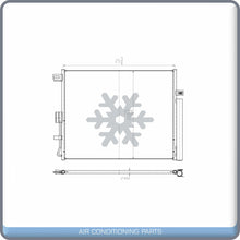 Cargar imagen en el visor de la galería, A/C Condenser for Dodge Durango QL - Qualy Air