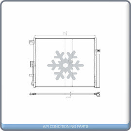 A/C Condenser for Dodge Durango QL - Qualy Air