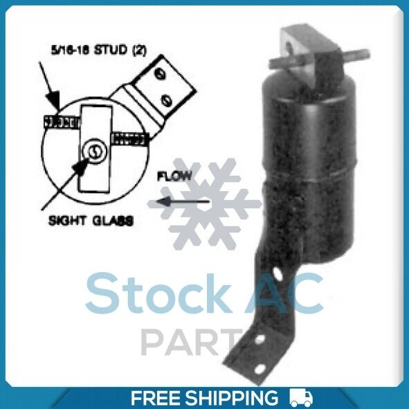 A/C Receiver Drier for Chrysler LeBaron / Dodge 400, 600, Aries / Plymouth... QR - Qualy Air