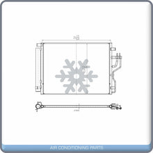 Load image into Gallery viewer, New AC Condenser For 2011-2016 Kia Sportage 2.0L - OE# KI3030126 QL - Qualy Air