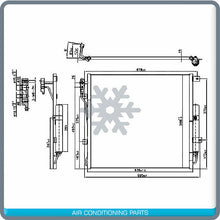 Load image into Gallery viewer, New A/C Condenser For Land Rover LR4 2010 to 16 / Range Rover Sport 2010 to 13 - Qualy Air