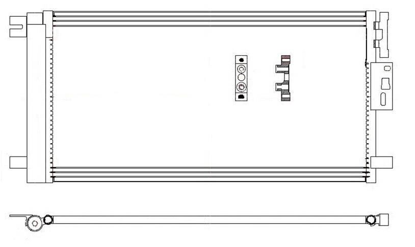 A/C Condenser for Chevrolet Cobalt / Pontiac G5, Pursuit / Saturn Ion QR - Qualy Air