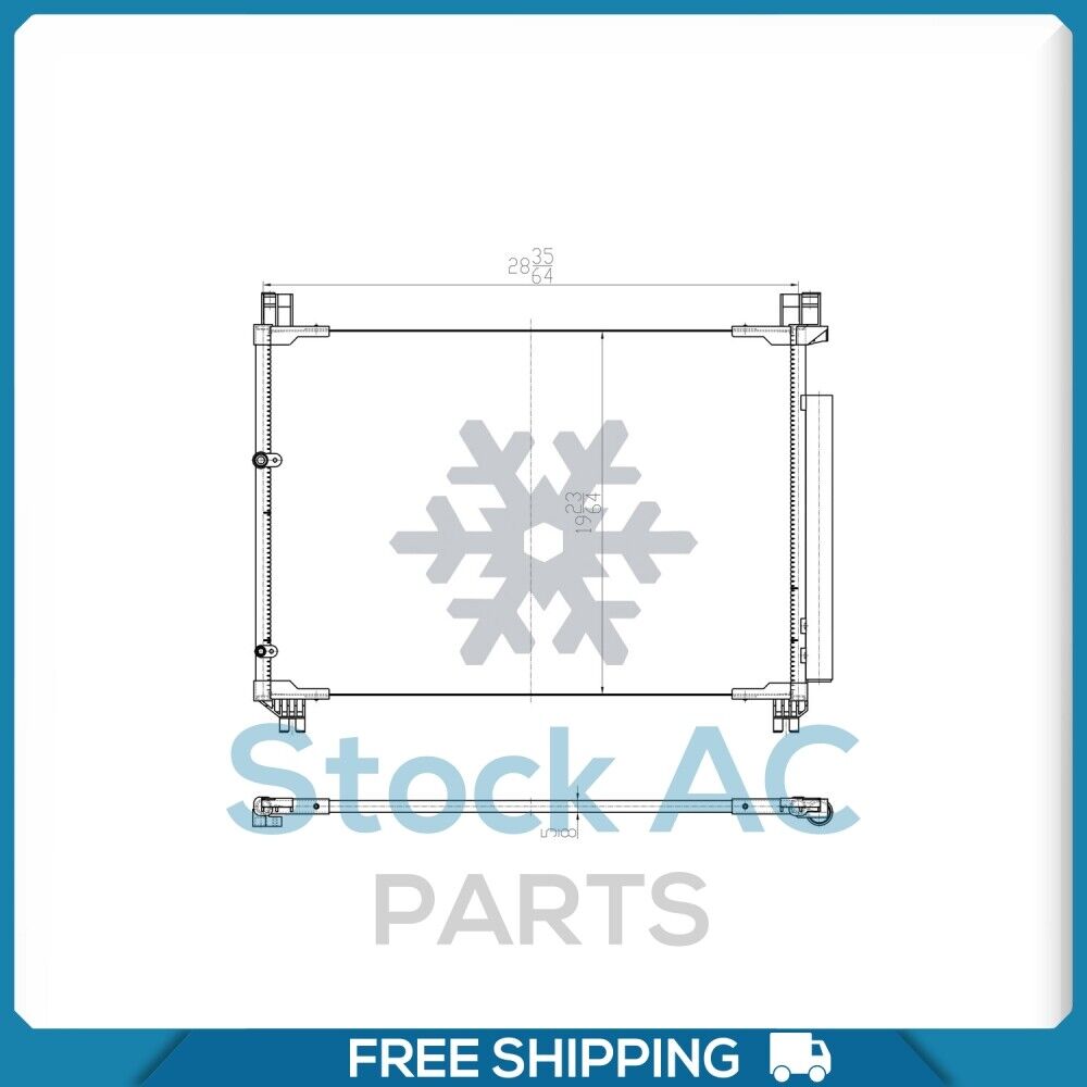 A/C Condenser for Toyota Highlander QL - Qualy Air