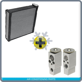 New Evaporator Core + Exp. Valve fits Suzuki SX4 2007-14 - 2 PARTS KIT - Qualy Air