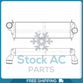 NEW Charge Air Cooler for 08-13 INT'L NAVISTAR 4300 4400 -OE# 222278 QL - Qualy Air