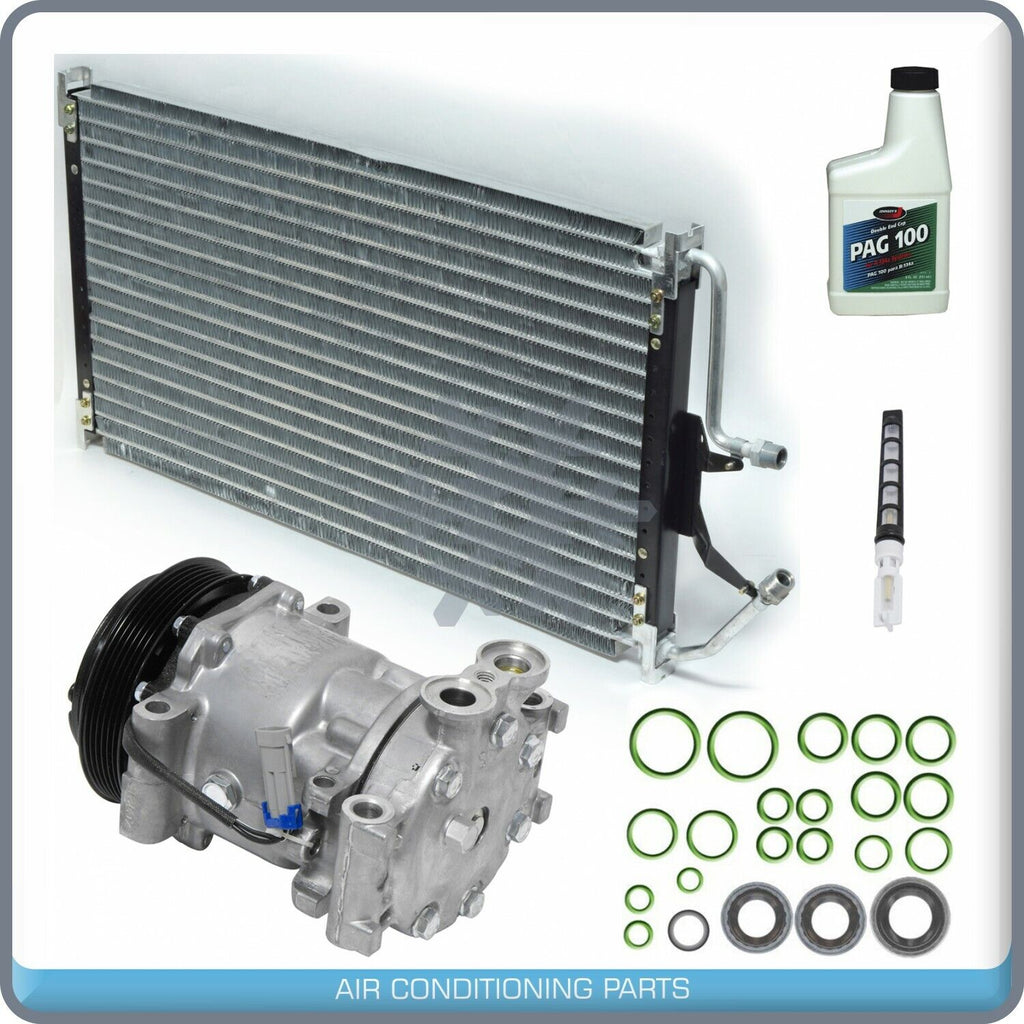 NEW A/C Kit for Chevrolet C1500, C2500, C3500, C3500HD, K1500, K2500, K3500, S.. - Qualy Air