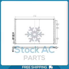 A/C Condenser for BMW X4, X3 QL