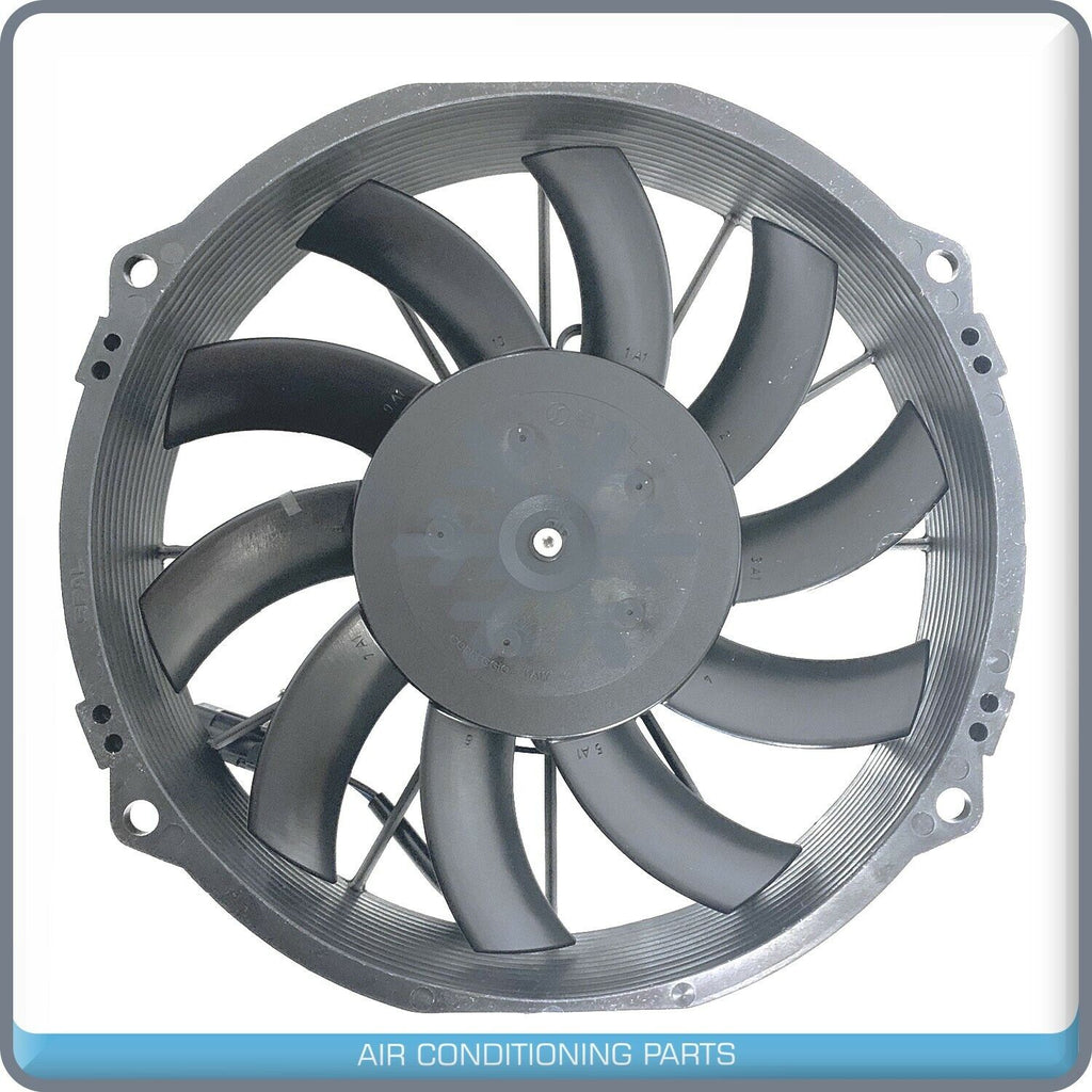 New SPAL A/C Cooling Fan Heavy-Duty - 9" Puller 12V - 800CFM - OE# VA02-AP50 - Qualy Air