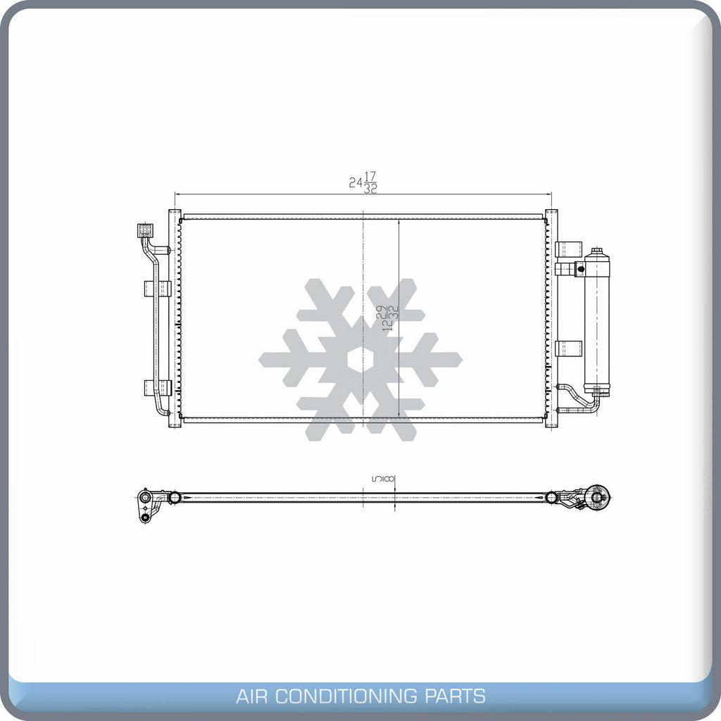 A/C Condenser for Leaf QL - Qualy Air