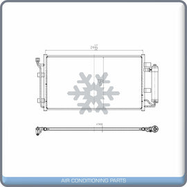 A/C Condenser for Leaf QL - Qualy Air