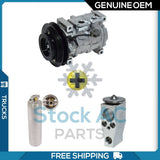 New OEM A/C Compressor 2005-10 Hino 238 258 268 7.7L-drier and valve included