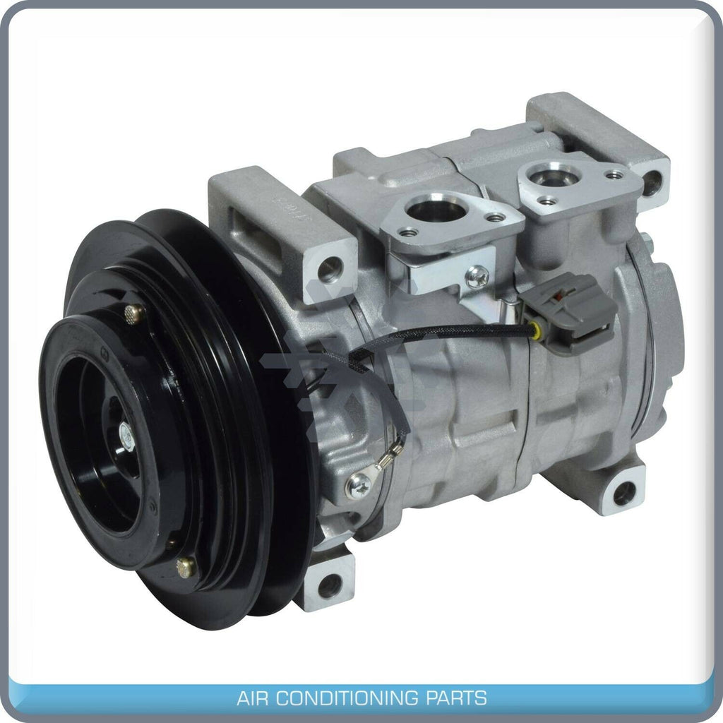 New OEM A/C Compressor 2005-10 Hino 238 258 268 7.7L-drier and valve included - Qualy Air