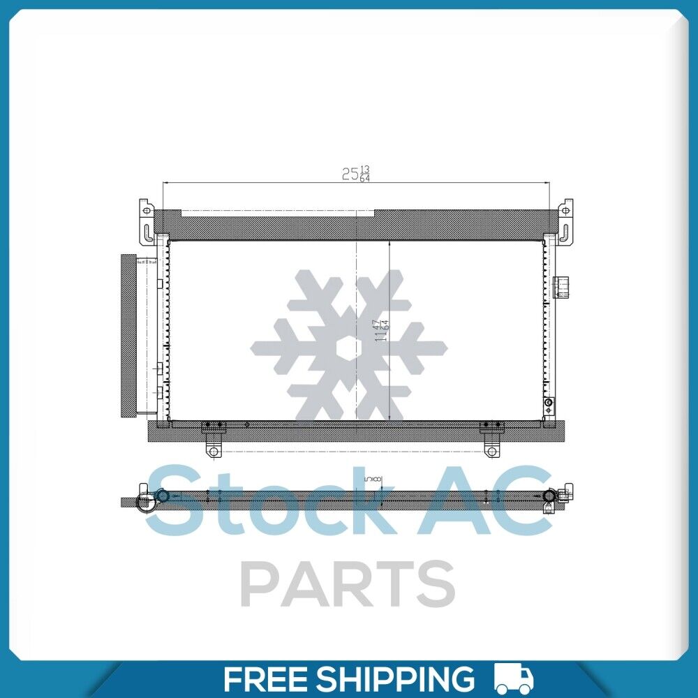 A/C Condenser for Subaru Forester QL - Qualy Air