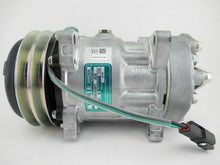 Load image into Gallery viewer, Sanden OEM A/C Compressor fits Volvo Wheel Loader / Excavator - Qualy Air