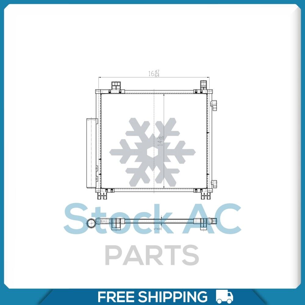 A/C Condenser for Scion iQ QL - Qualy Air