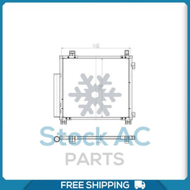 A/C Condenser for Scion iQ QL - Qualy Air