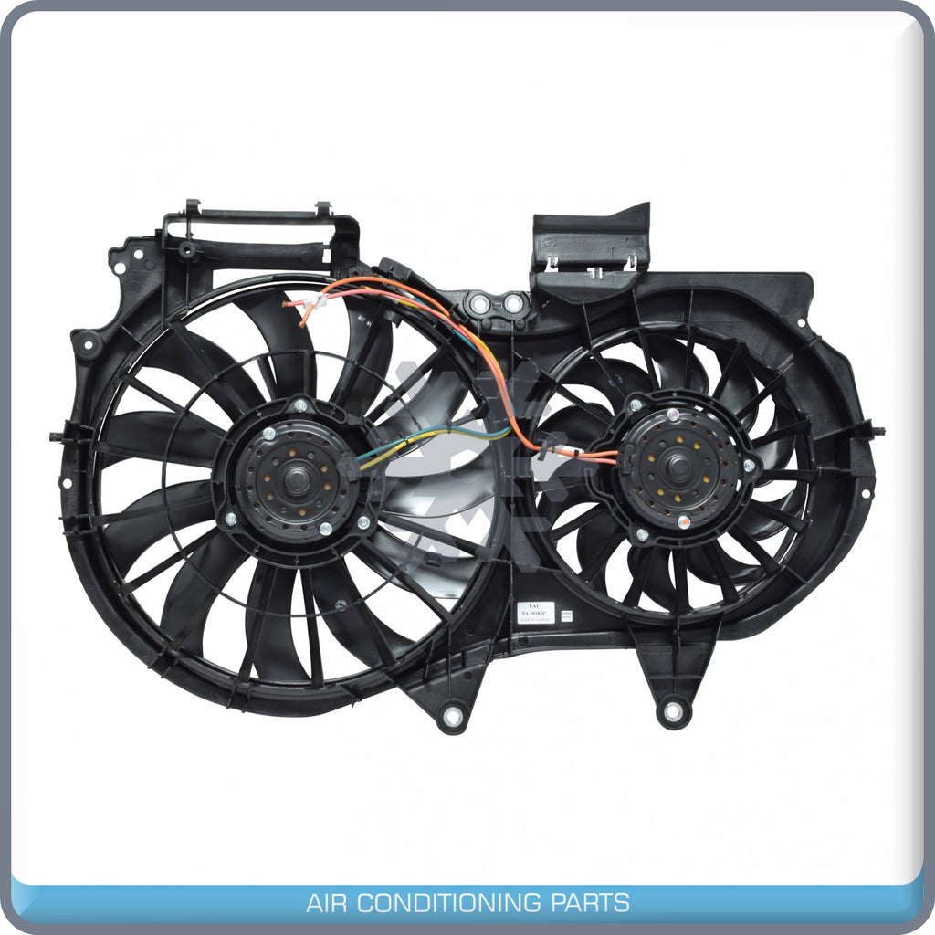 New A/C Radiator-Condenser Fan for Audi A4 - 2002 to 2008 - OE# 8E0121207F QU - Qualy Air