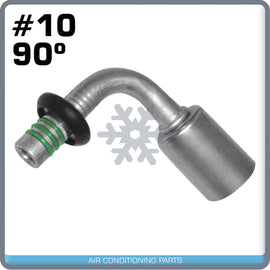 FORD SPRINGLOCK QUICK DISCONNECT FITTING,90 DEGREE CRIMP BEADLOCK MALE #10 - Qualy Air