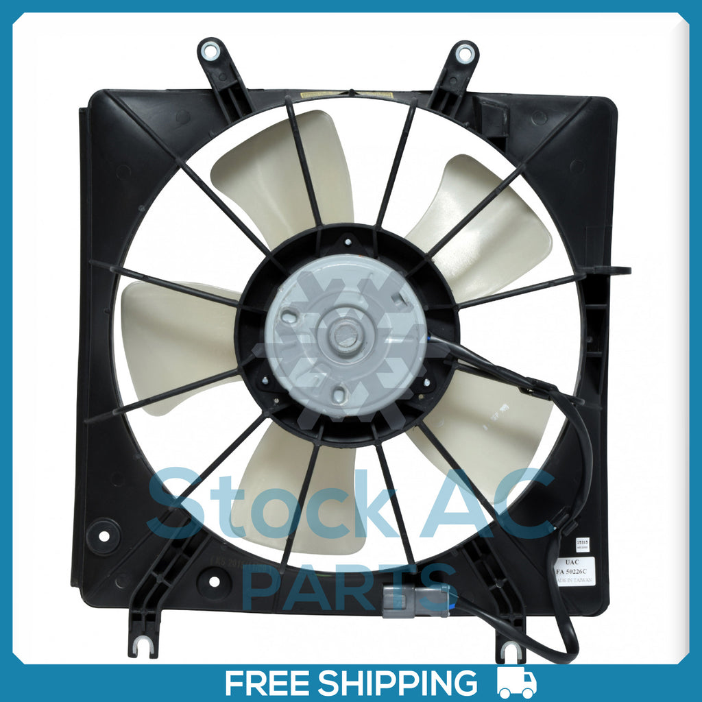 New A/C Radiator-Condenser Fan for Honda Accord - 2003 to 2007 - OE# 19015RCAA01 - Qualy Air